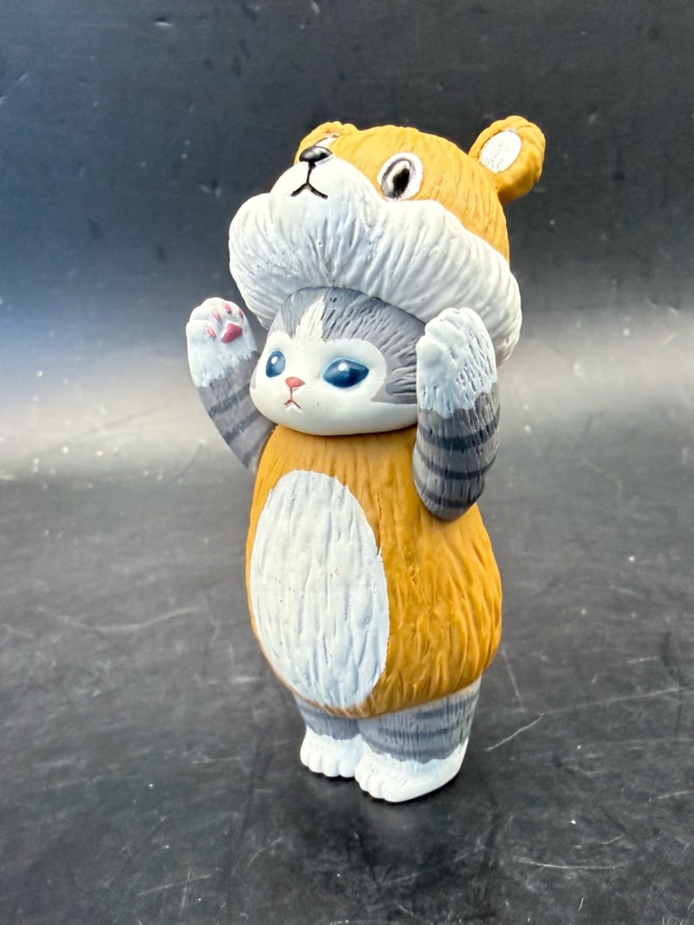 KITAN CLUB Miniature Mofusand Cat Dressed As Nyanko Bear 3” Mini Figure - Picture 3 of 11